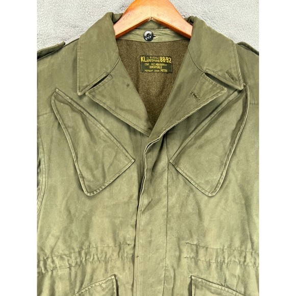 VTG 80s KL SEYNTEX GERMAN DUTCH MILITARY FIELD JACKET Wool Liner 42 BORSTOMVANG - Picture 6 of 16